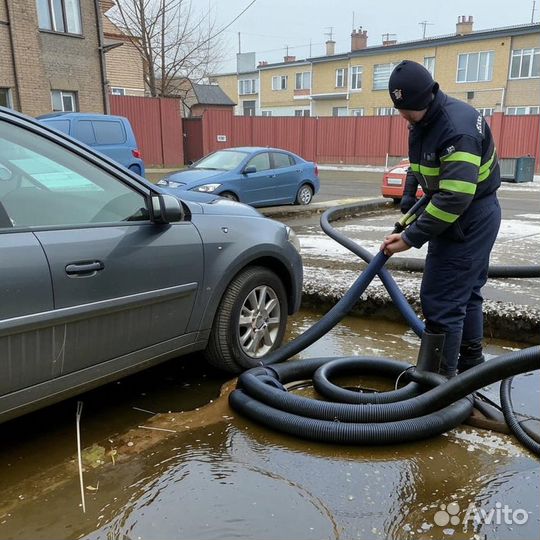 Прочистка канализации устранение засоров 24