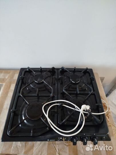 Газовая варочная панель 4 конфорки гефест