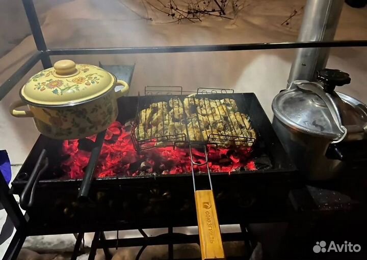 Мангал С крышей