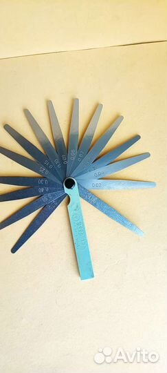 Набор щупов(0.02-1.00 ) для регулировки клапанов