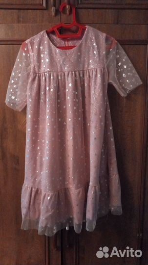 Платье розовое для девочки