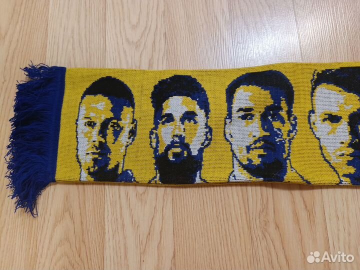 Шарф фк Ростов с ведущими игроками сезона 2018-19