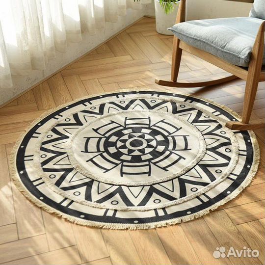 Ковёр круглый комнатный Этно