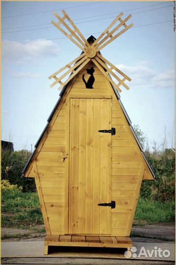 Дачный туалет с дельфином WVG