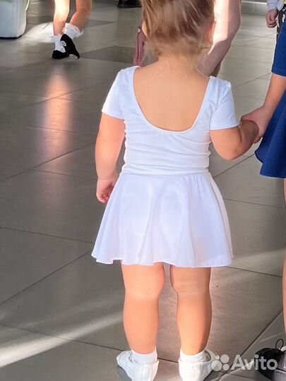 Купальник гимнастический с юбкой 92/98