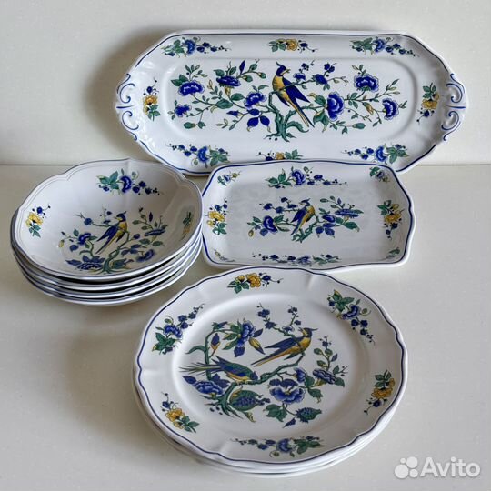 Phoenix blau Villeroy Boch. Феникс посуда Виллерой