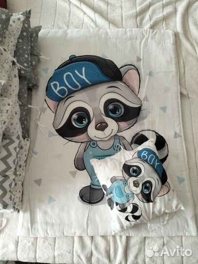 Детское одеяло и бортики