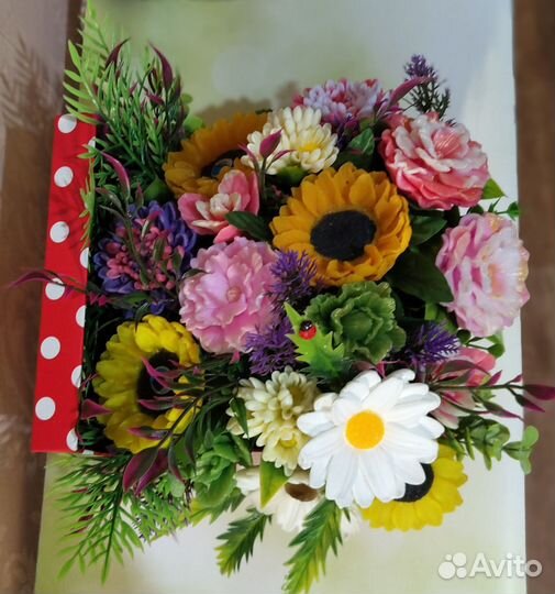 Букеты из мыла ручной работы