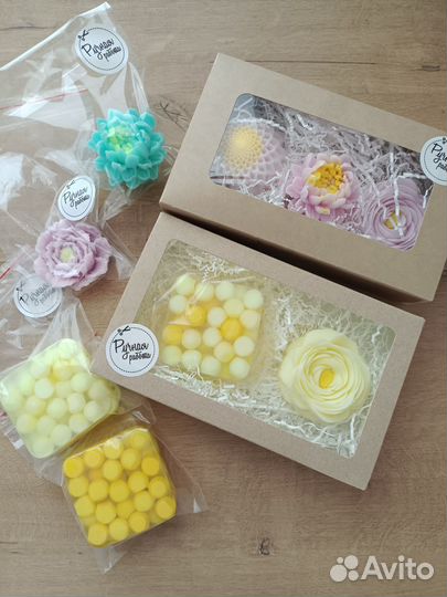 Мыло ручной работы в подарочной упаковке