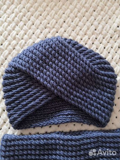 Комплект шапка и снуд