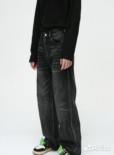 Широкие Джинсы Washed Up Jaded London type