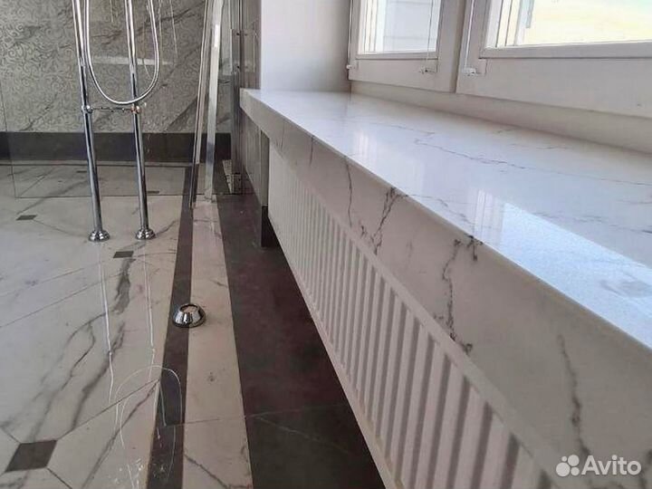 Подоконник из искусственного камня Metallic 160х60