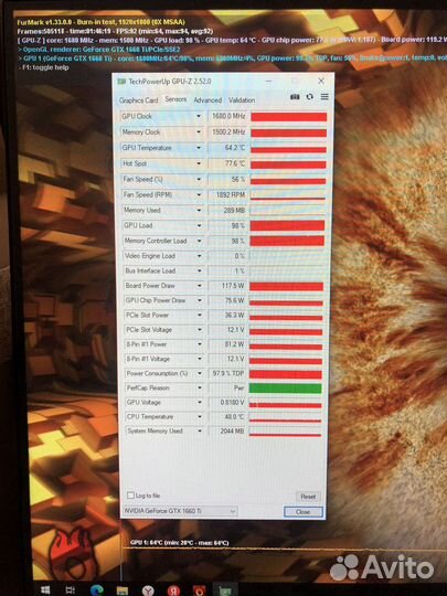 GeForce GTX1660ti Ventus XS 6Gb OC