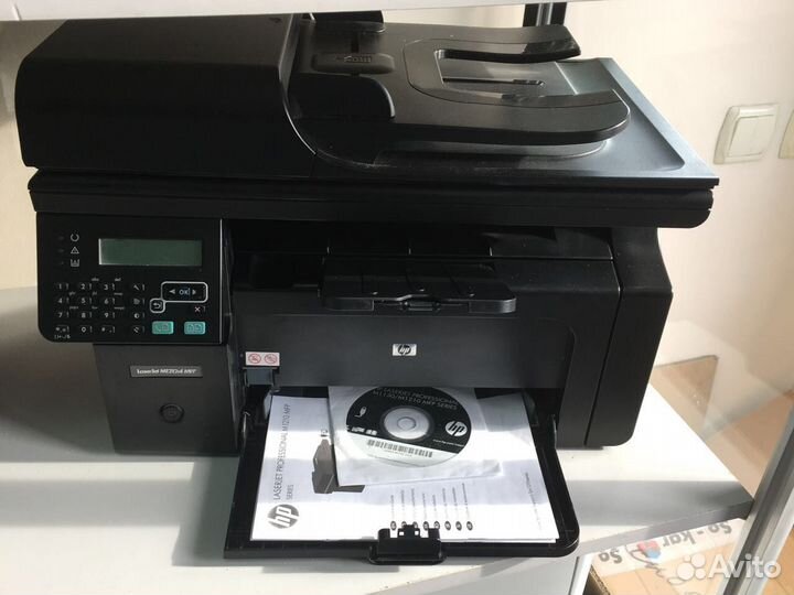 Лазерное мфу HP LaserJet Pro M1212nf.гарантия