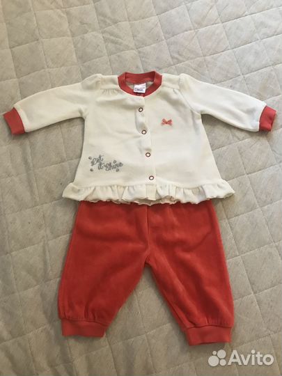 Детские вещи пакетом для девочки 0-9мес