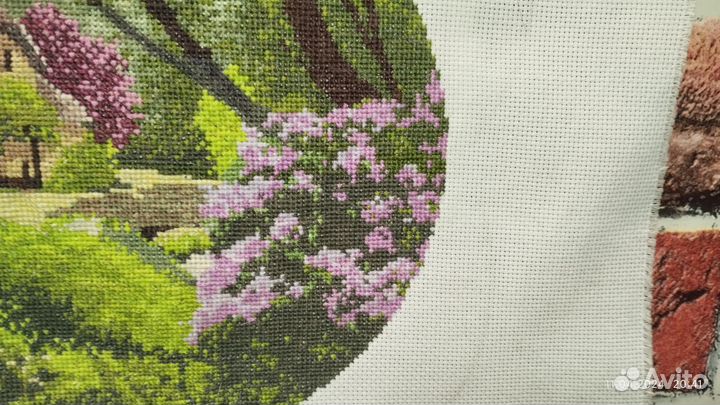 Картина вышитая крестом ручная работа