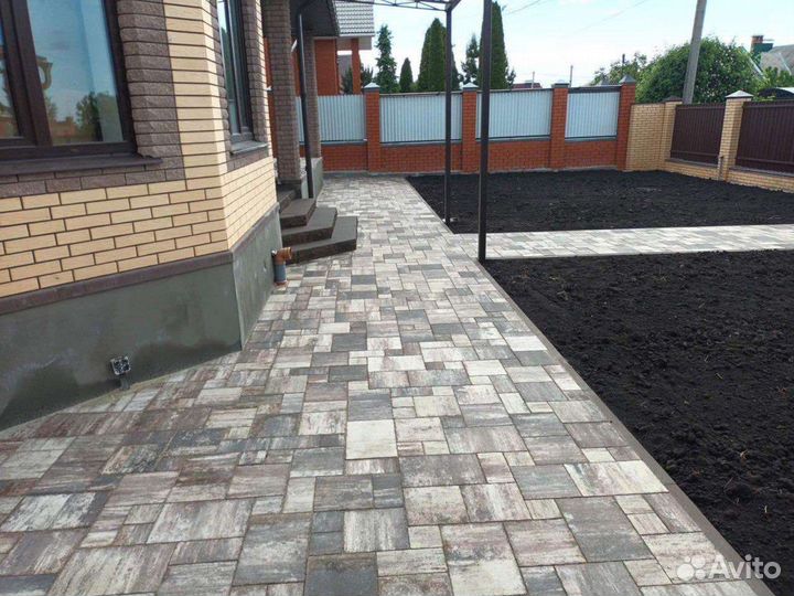 Укладка тротуарной плитки под ключ