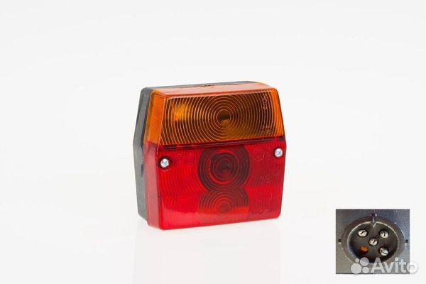 Фонарь задний на прицеп MD-002 P мзса правый байо