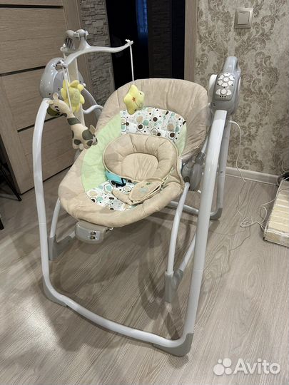 Детские электронные качели для новорожденных