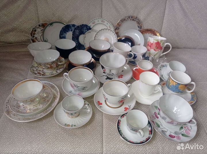 Лфз и др. Чайные пары, чашки, блюдца