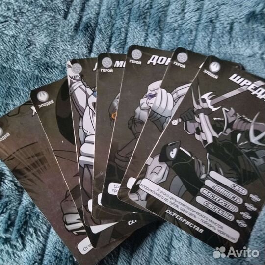 Карточки черепашки ниндзя полная коллекция