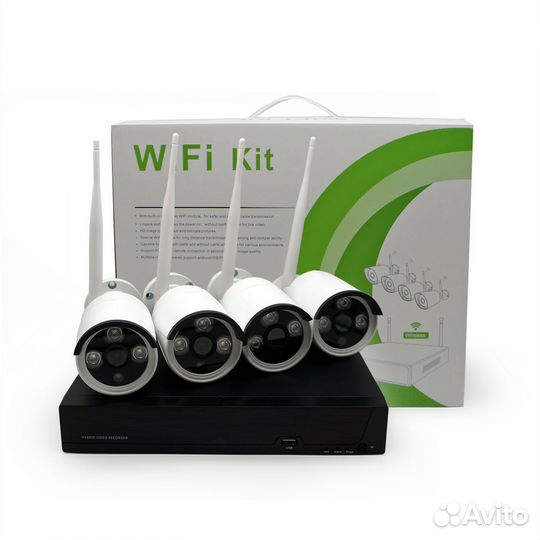 Видеонаблюдение №1 Комплект видеонаблюдения 4 каме