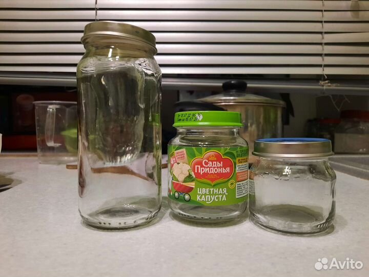 Банки из под детского питания