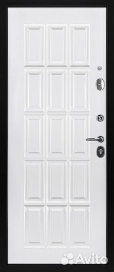 Дверь входная Английская решетка