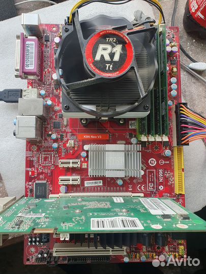 Комплект мать проц озу видеокарта