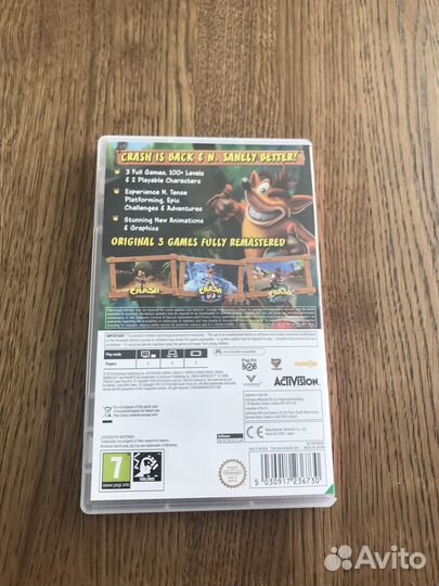 Crash bandicoot n sane trilogy nintendo