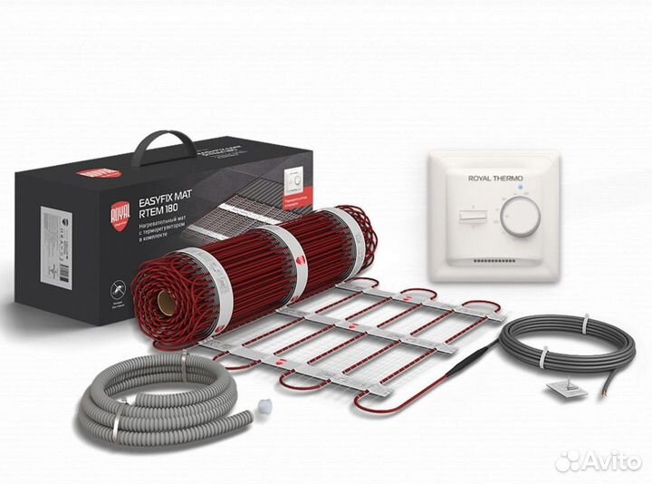 Теплый пол электро Thermo Mat rtem 1