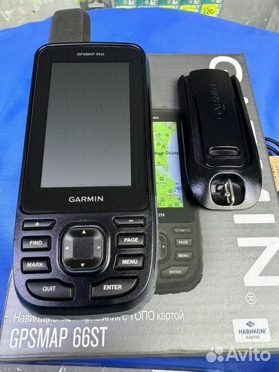 Новый навигатор Garmin gpsmap 66ST, с картами РФ