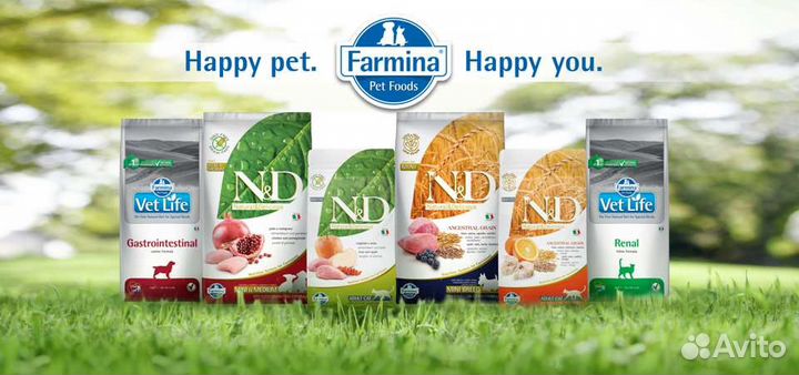 Корма для собак и кошек Farmina доставкой на дом