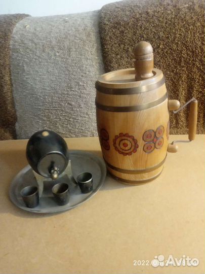 Набор для коньяка, на подносе