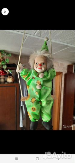 Фигурка кошка, рыба, клоун