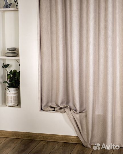 Портьеры рогожка Орфей Миндальное искушение