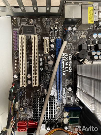 Материнская плата Asrock H55M-LE + i3 560 +4GB RAM