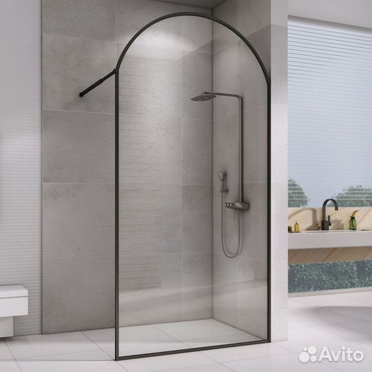 Abber AG64120BN8 Душевая перегородка