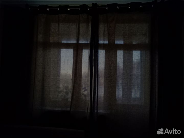 Шторы с карнизом и тюлью