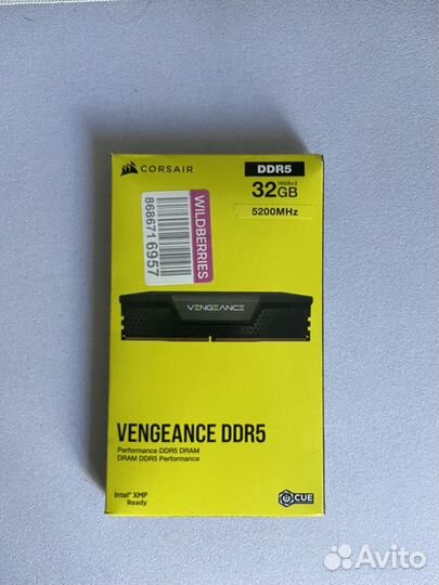 Оперативная память Corsair 16gb ddr5