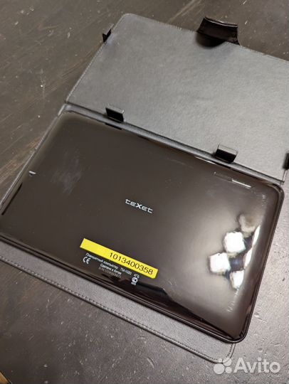 Texet планшет с кожаным твёрдым чехлом