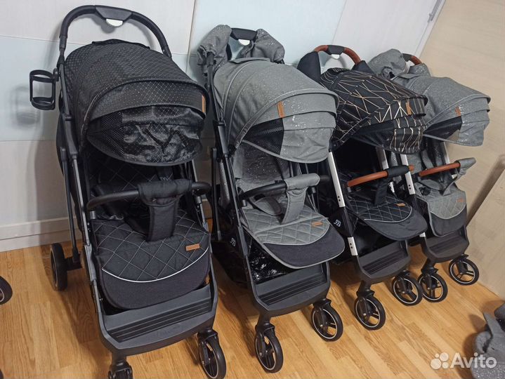 Коляски Babalo classic 2022 золот. полоски, звезда