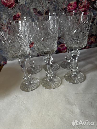 Фужеры хрустальные СССР