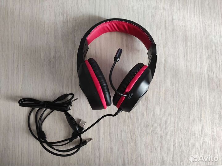 Игровые наушники TFN Saibot ZX-6 red