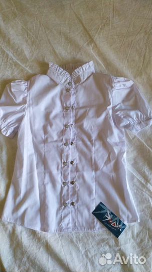 Блузка для девочки школьная