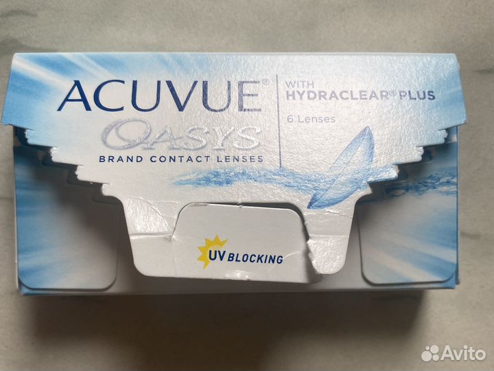 Линзы -1,5 контактные acuvue oasys двухнедельные