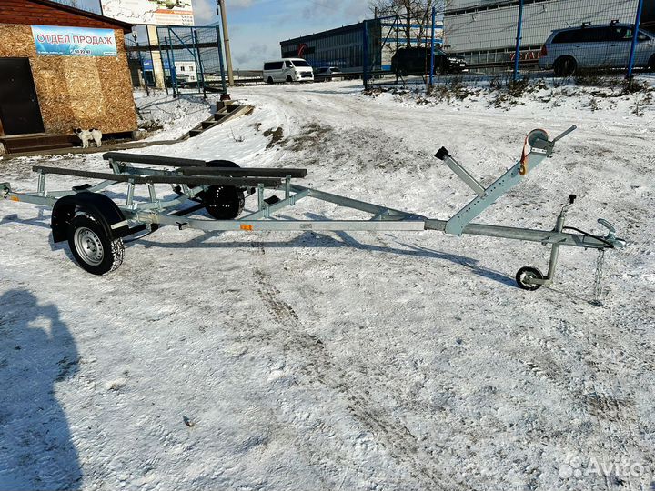 Легковой прицеп кмз под лодку до 5м