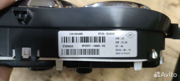 Щиток приборов Sandero stepway 2