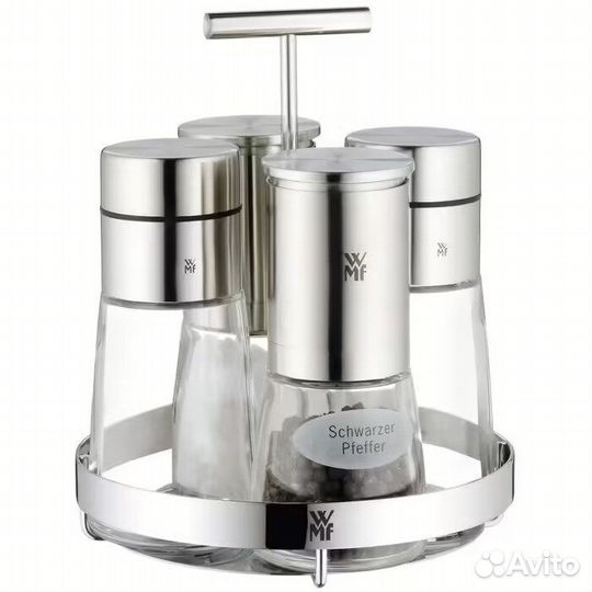 WMF Набор мельниц и дозаторов на подставке 5 предм