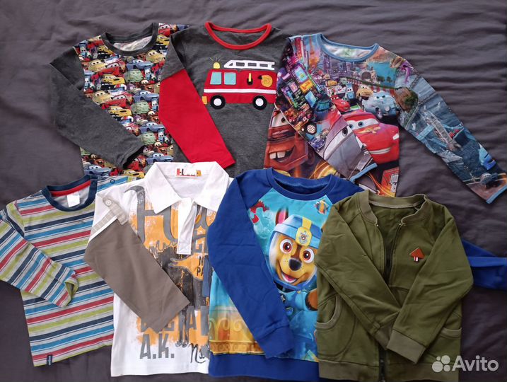 Вещи для мальчика пакетом 3-5 лет (одежда, обувь)